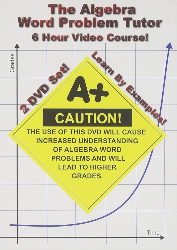 その他 Algebra Word Problem Tutor 6 Hour Course [DVD] Amazon.com: The Algebra Word Problem Tutor - 2 DVD Set - 6
