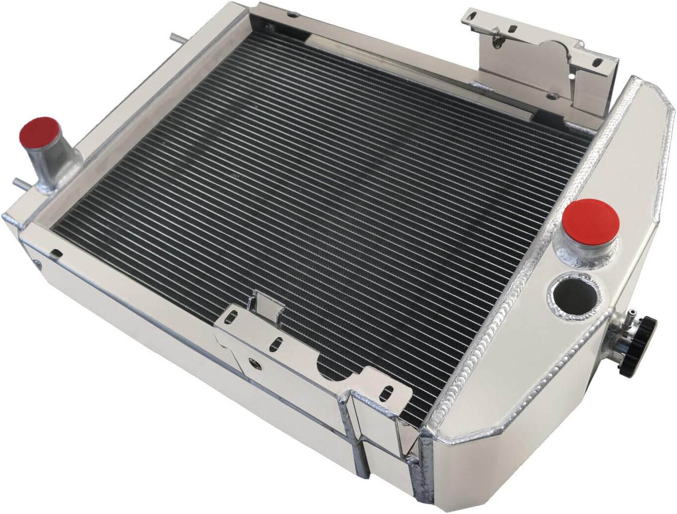 352629R92 Tractor Radiator Compatible with Farmall International M MD Super MTA 351798R92, 3 Row Aluminum Tractor Radiator