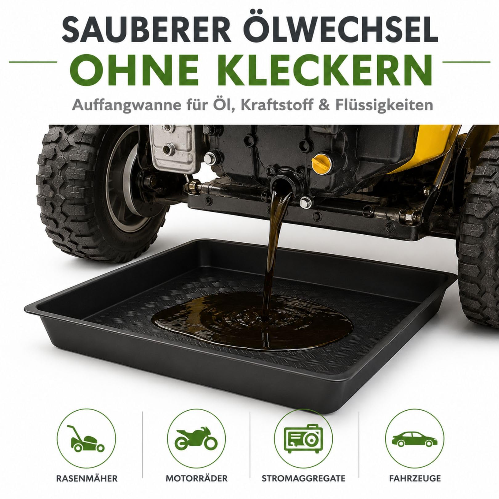Weedness Bandeja de Cultivo 120×120×12 cm – Bandeja de Drenaje Impermeable, Resistente y Duradera para Cultivo Indoor