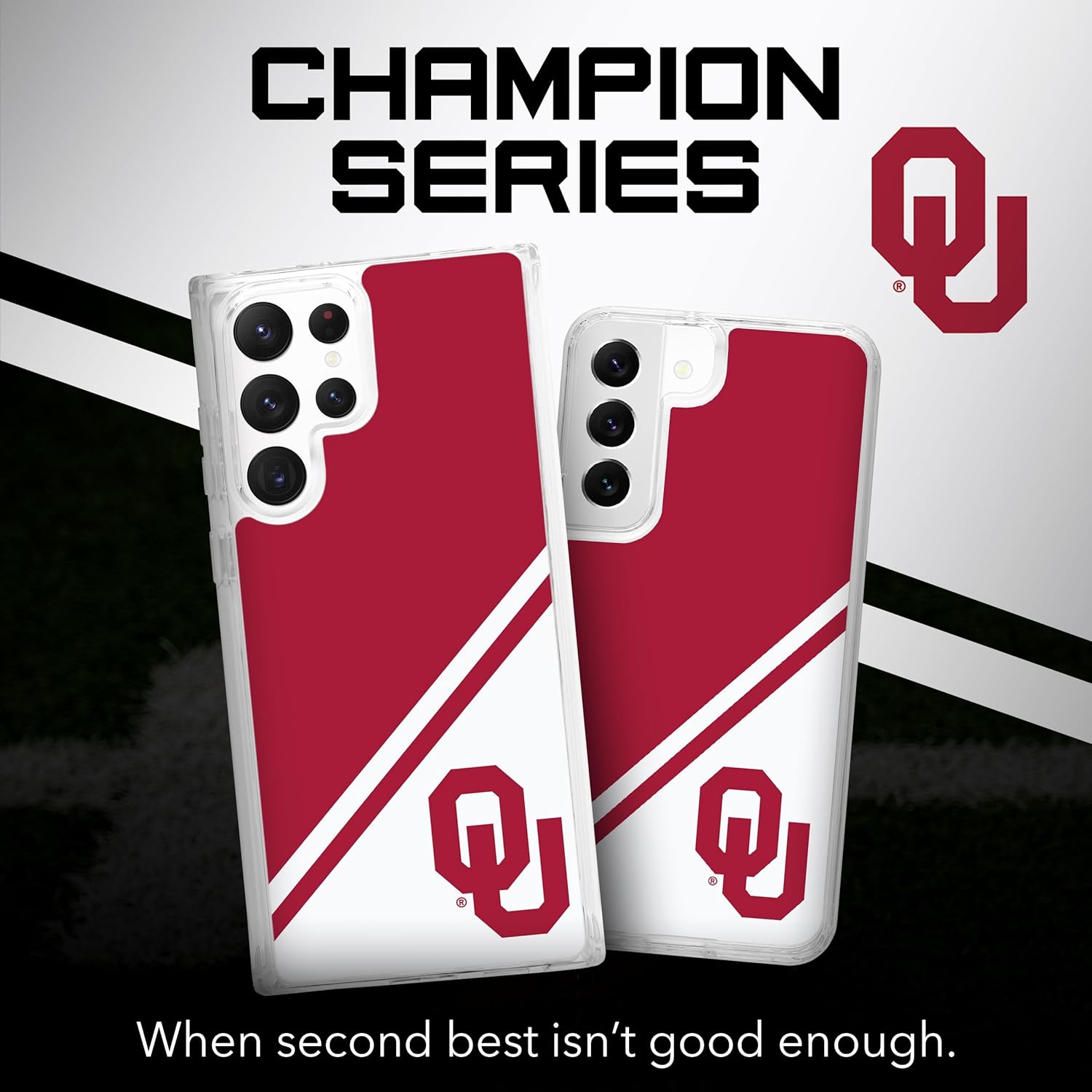 Affinity Bands Oklahoma Sooners HD Phone Case Compatible with Samsung Galaxy S22+ (Champion Series)