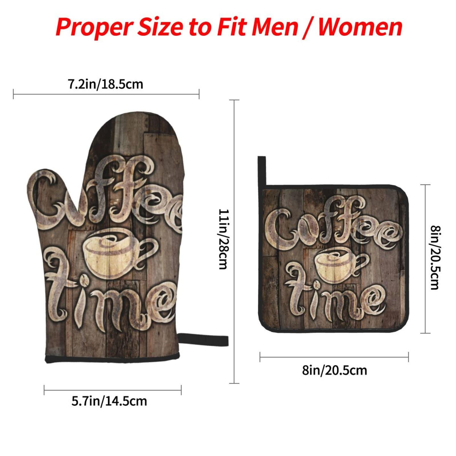 Set Guanti Forno E Presine Silicone 4 Pezzi - Resistente Al Calore 200°C - Foto 5