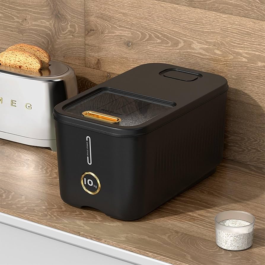 Tupperware10キロライスキーパーボックス3個セットボックスハンドル付 Tupperware10キロライスキーパーボックス3個セットボックス