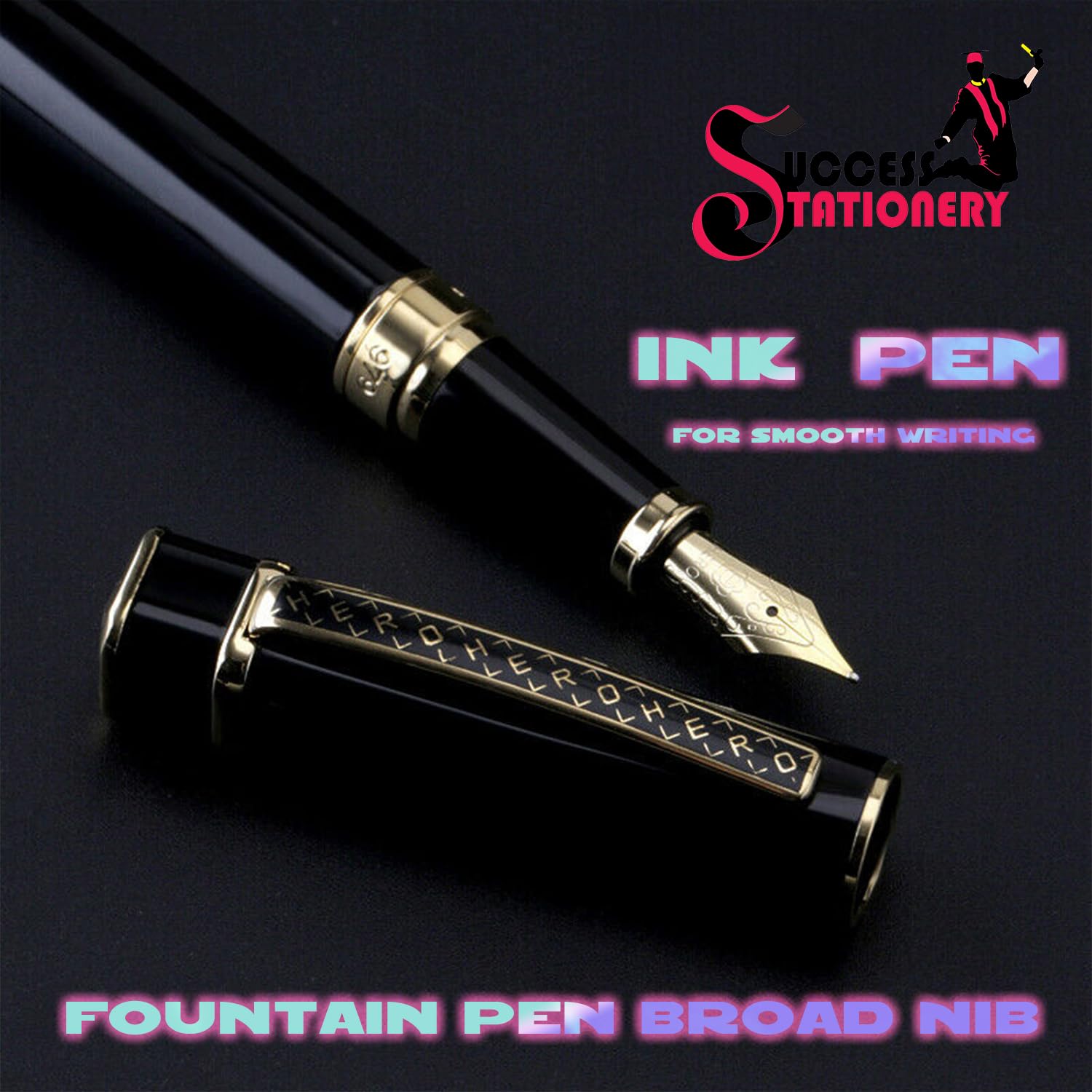 人文 HIRO Amazon | Success 文具 ヒーロー 万年筆 979 プレミアムモデル 万年筆