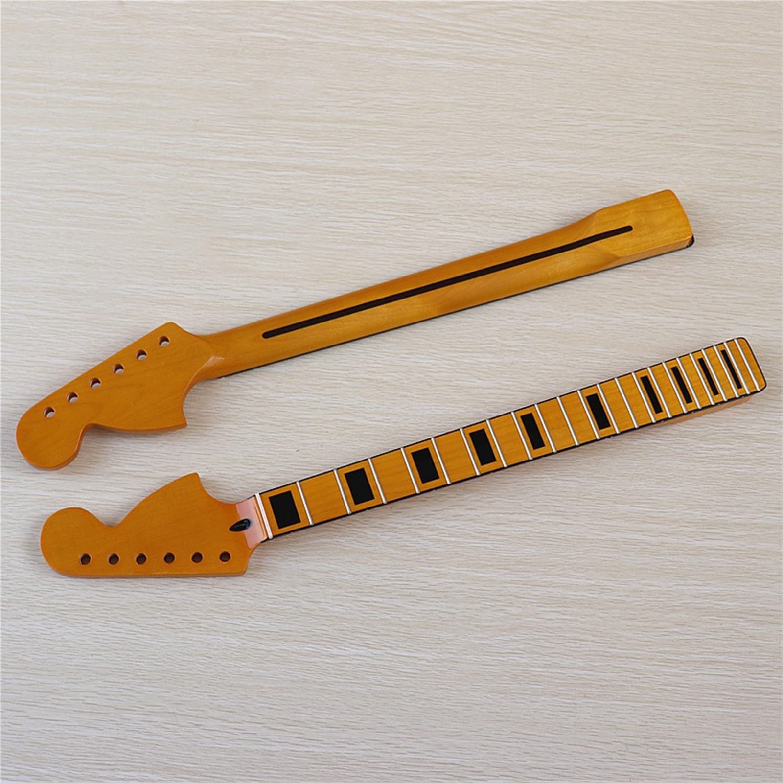 Guitar Neck Set 22 Fret Bound Glossy Maple Neck Suitable For ST Electric Guitar DIY Accessories