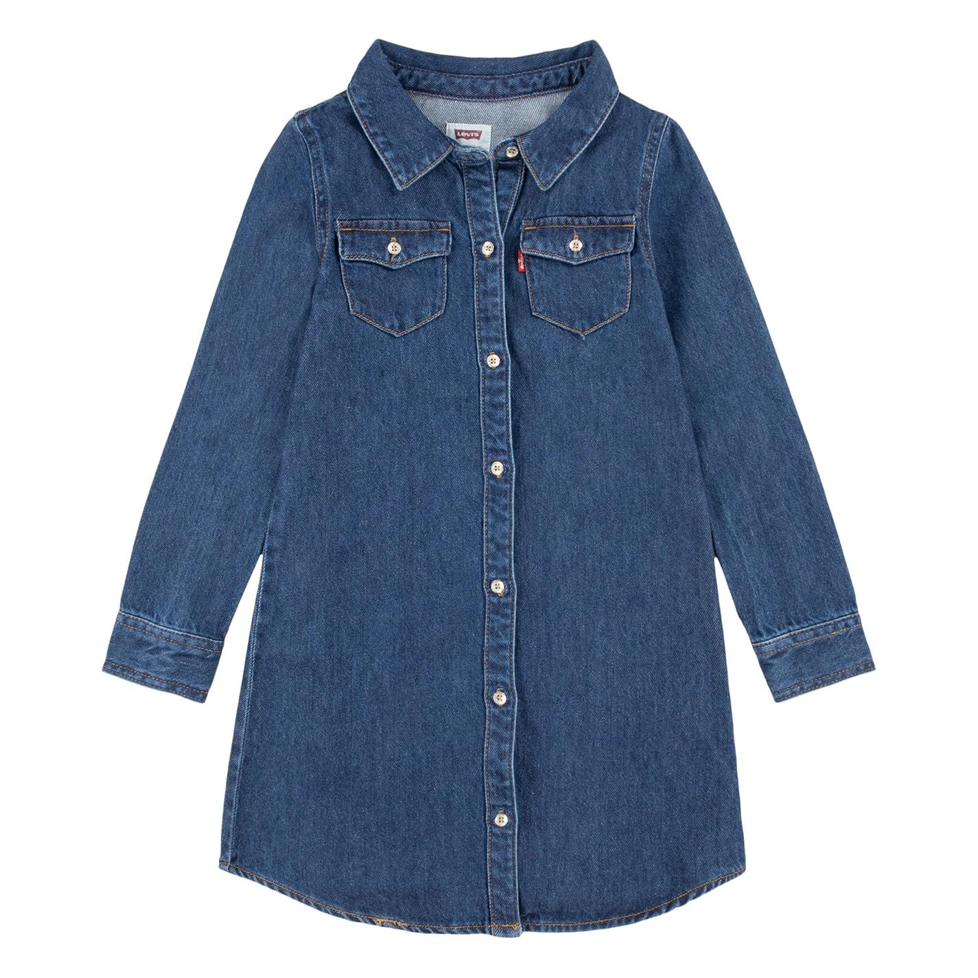 Levi's Lvg Western Shirt Dress 1ej350 Vestido para Bebés