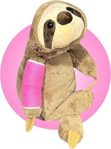 Miniatura 3 de Stuffed Animal with Cast - Personalized Gift for Kids with Broken Arms or Legs - Broken Arm Gift for Boys and Girls - Choose Your Cast Color - 18"