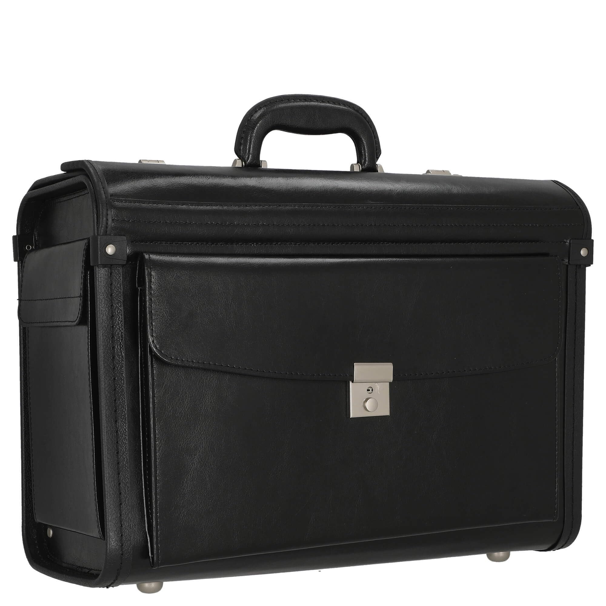 D&N Business Line Pilotenkoffer, 46 cm, 29L, schwarz