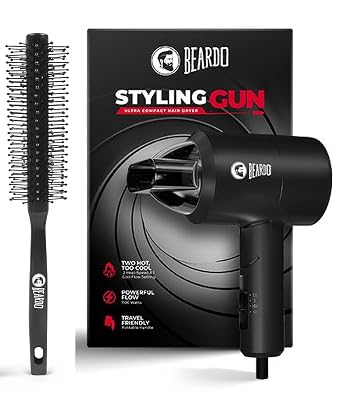 Beardo Styling Gun Hair Dryer with Roller Hair Comb