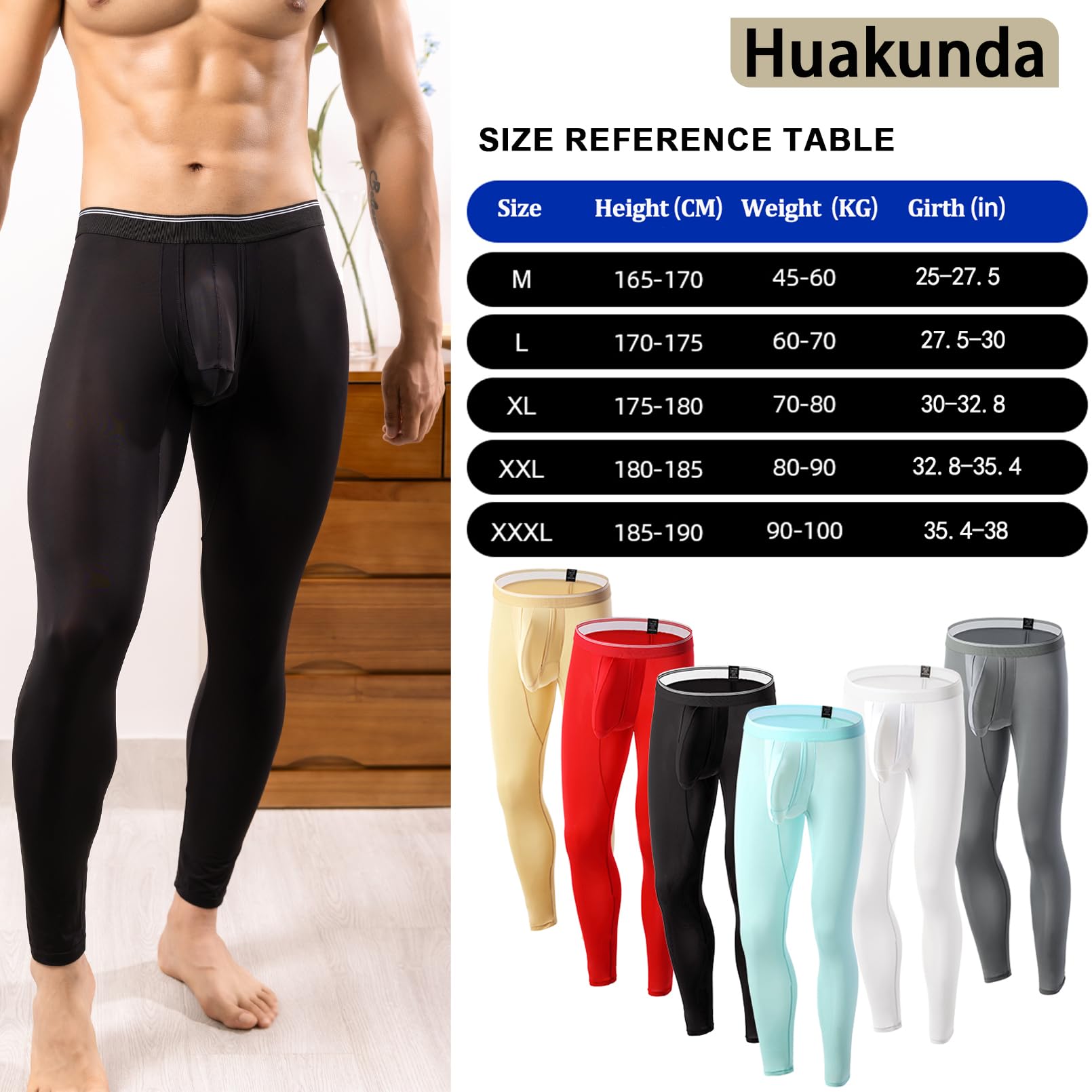 Pantalon de compression pour homme, long, legging, pantalon de course, respirant, sous-vêtement fonctionnel, collant double poche, sous-vêtement éléphant