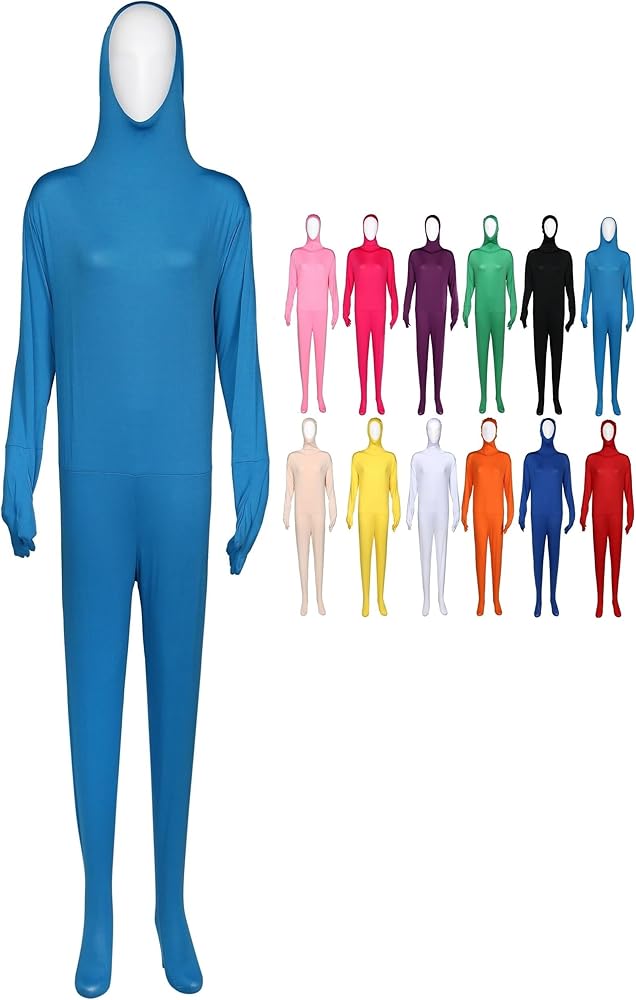 【極美品】オールタイツ 全身タイツ スキンカラー 大人用 顔まで全部 全身タイツ｜特集－ホラー・恐怖のコスプレ【子供用