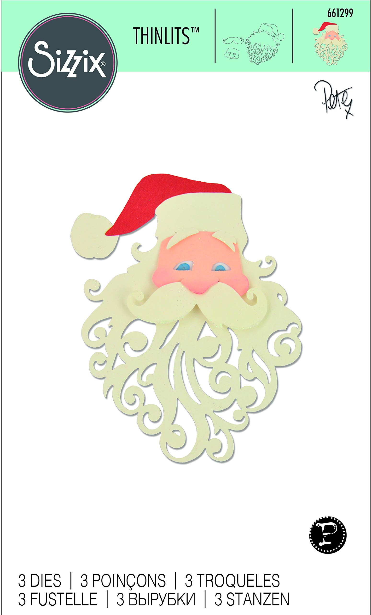 Sizzix Thinlits Fustella Farfalle Intrecciate - Acciaio, Per Taglio Carta E Cartoncino, 23.3 X 12.5 Cm, Die Cutter