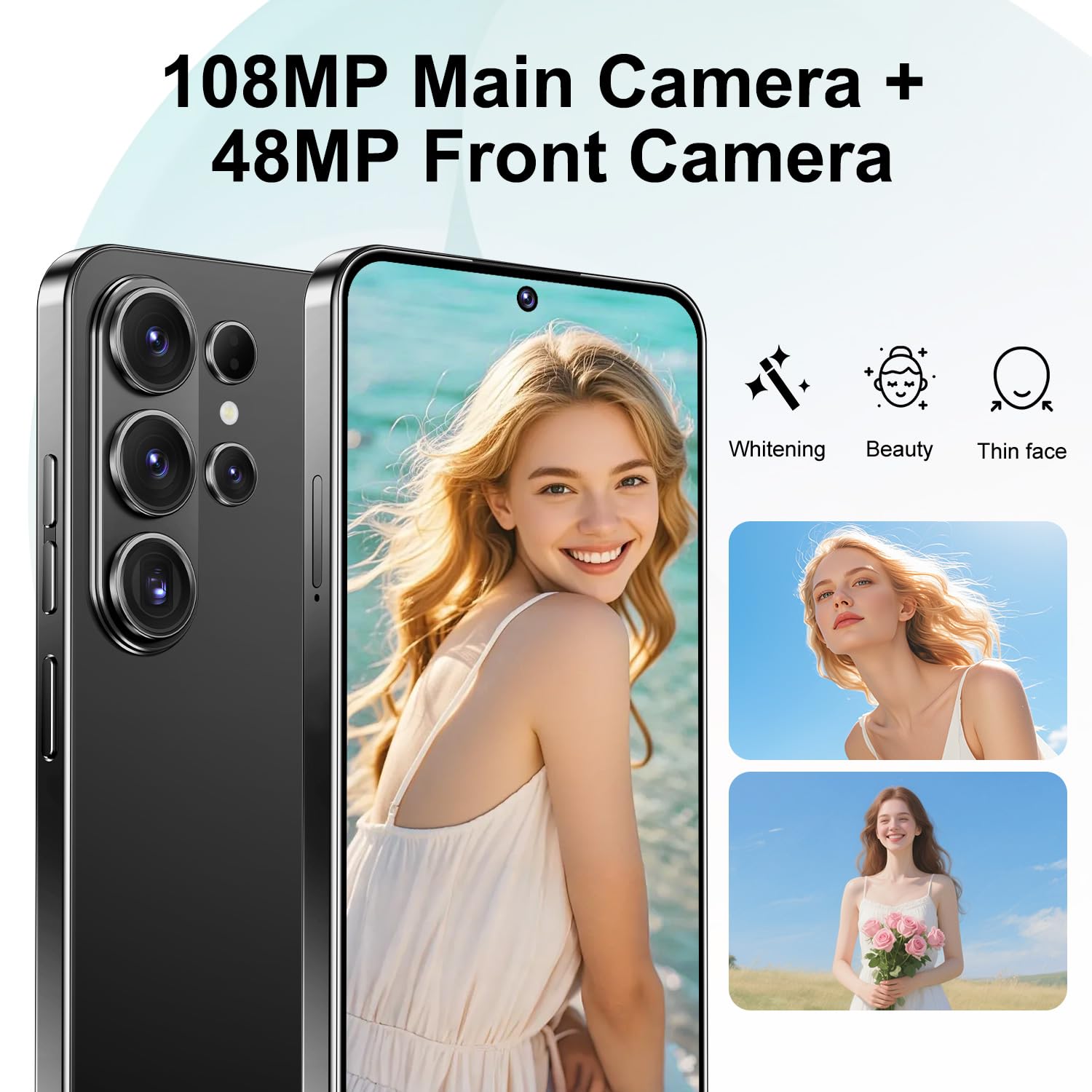 スマートフォン本体 Battery health 83% mobile only Sim-free Amazon.com: VIVAHHX Unlocked Phone I26 Ultra Android Phone 10-core