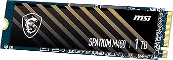 Amazon.com: MSI SPATIUM M450 PCIe 4.0 NVMe M.2 1TB Internal