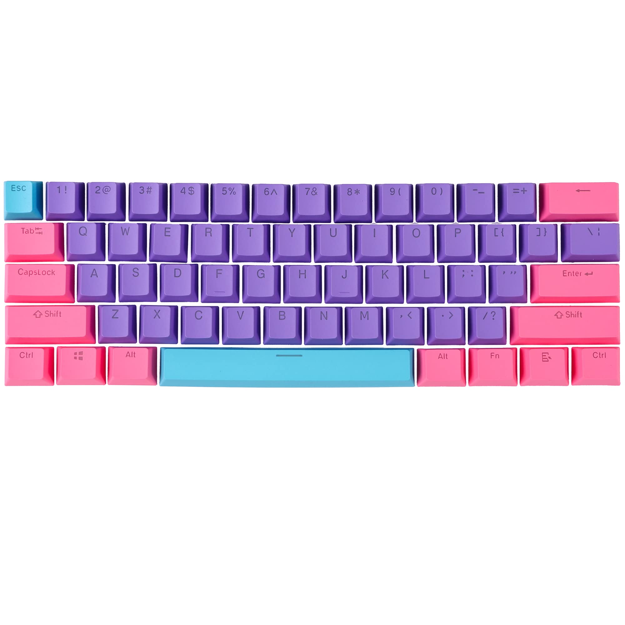 Buy HYSSP 61Key PBT Keycaps, 60 Mechanical Keyboard OEM Profile