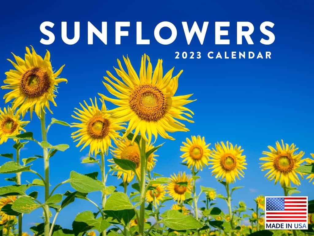 Sunflower Calendar 2023 Monthly Wall Hanging Calendar