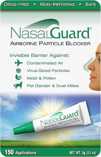 Vista 12 de Gel nasal para alivio de alergias y bloqueador de alérgenos, sin medicamentos, para personas alérgicas al polen, para viajes en avión