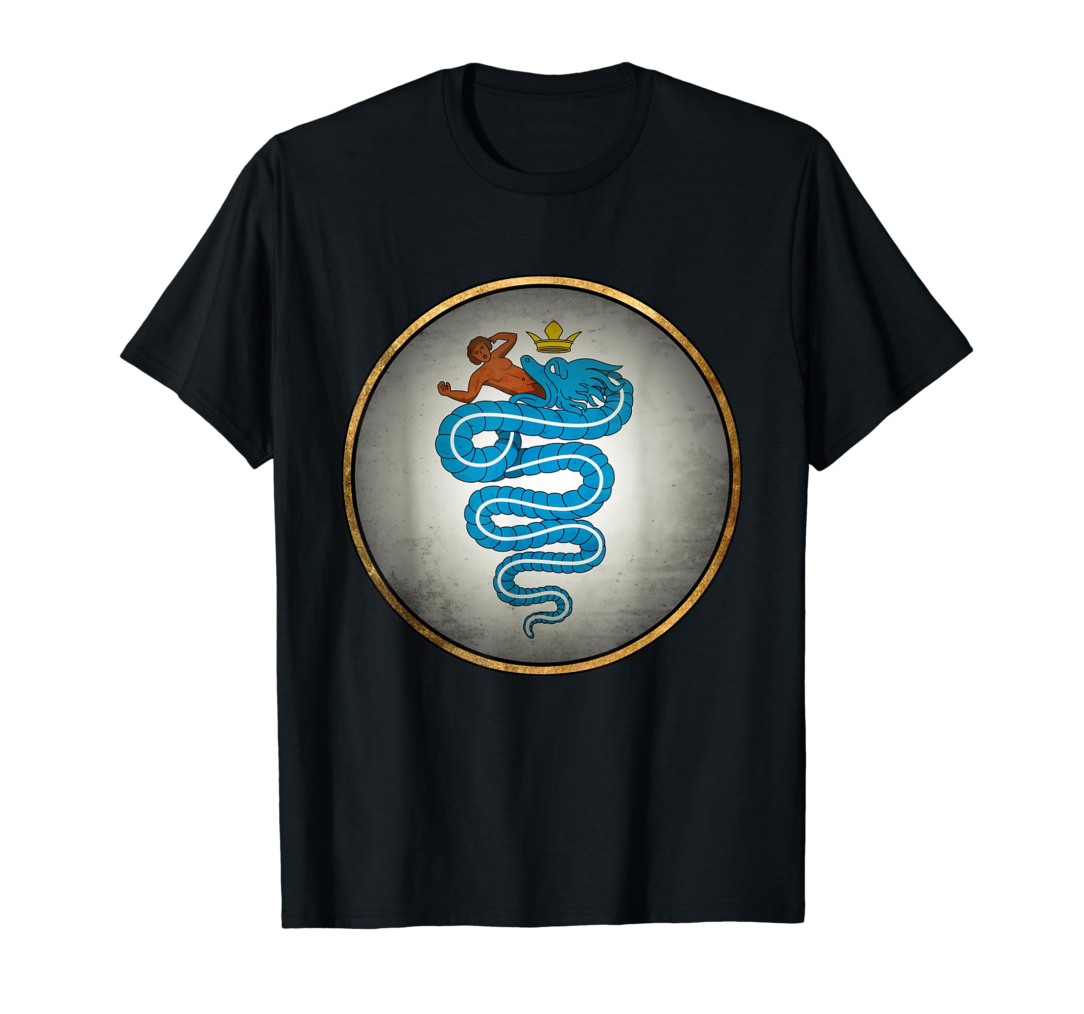 Amazon | ミラノの紋章 中世のミラノ公国のシンボル Tシャツ | Tシャツ 