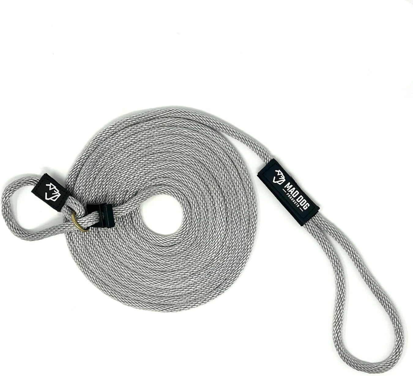 Mad Dog Products Slip Long Leash 1/2" x 15' Pink - Made in USA