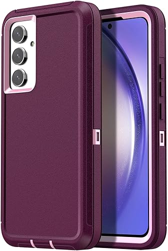 AICase Funda para teléfono Samsung Galaxy A54 5G, resistente y resistente, a prueba de golpes, para Samsung Galaxy A54 5G, color morado nocturno