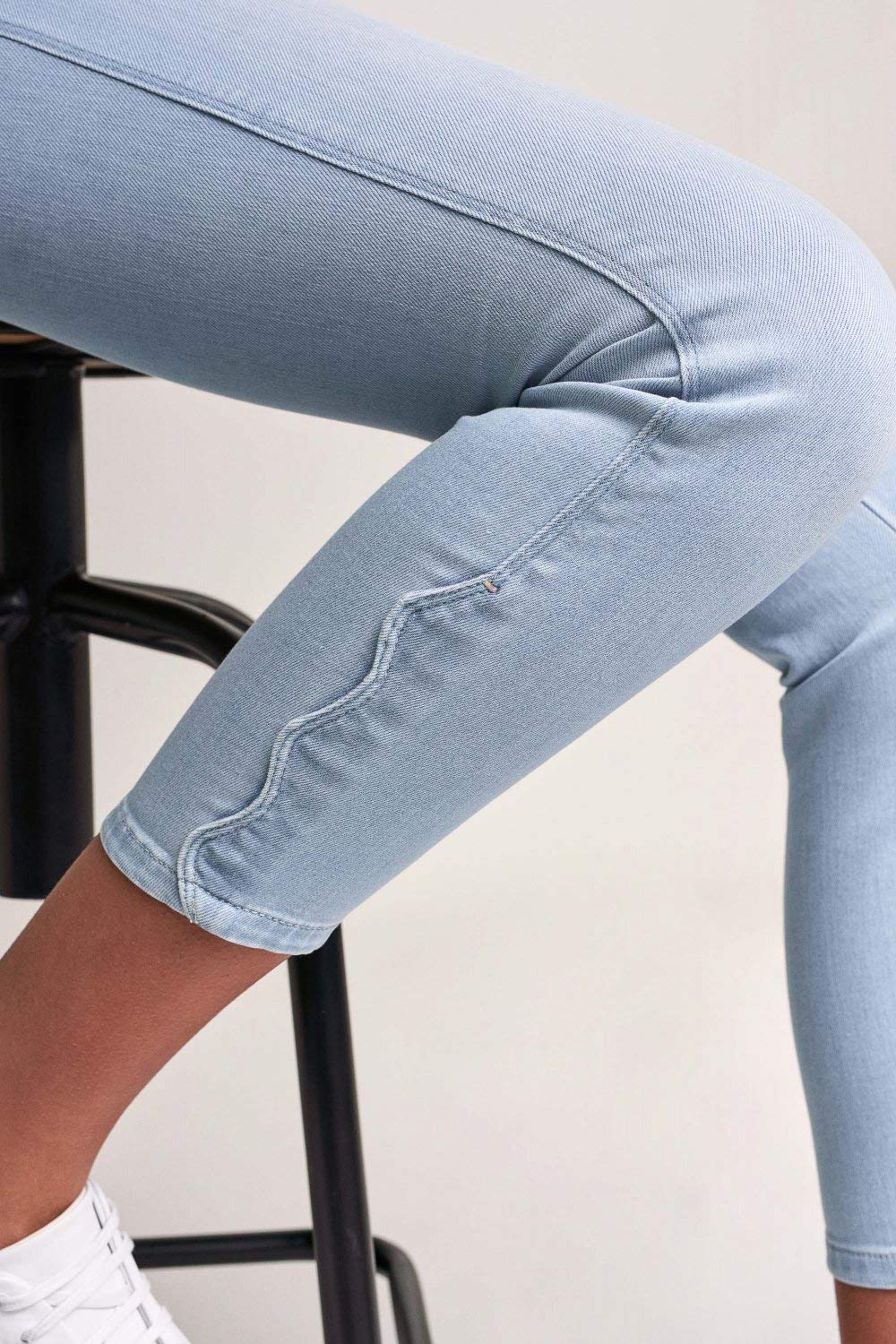 Salsa Jeans Push in Secret Cropped con Dettagli Onde