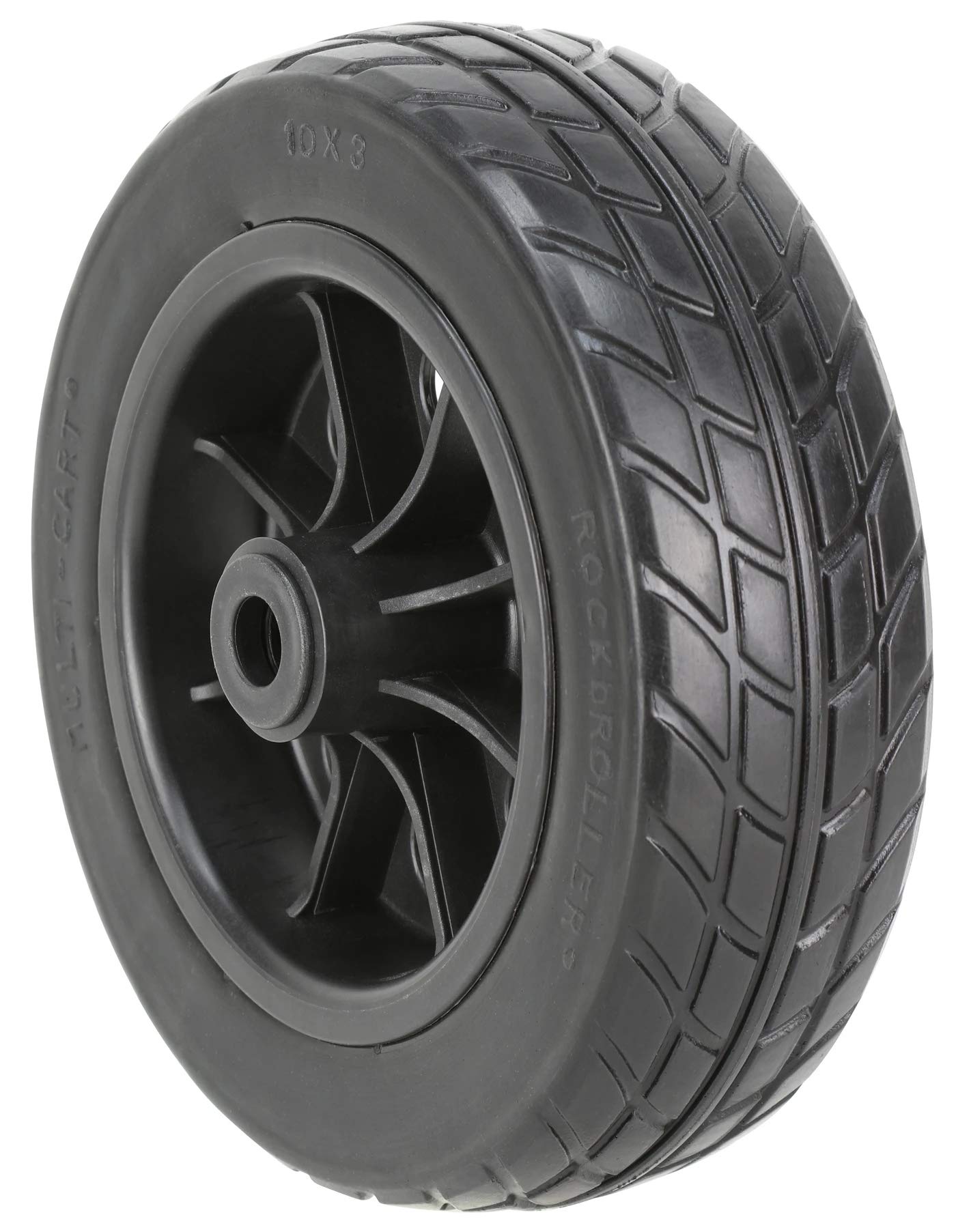 Rock N Roller - RWHLO10X3BK - 10X3 r-Trac Offset Whl BLK - (per R10, R12)