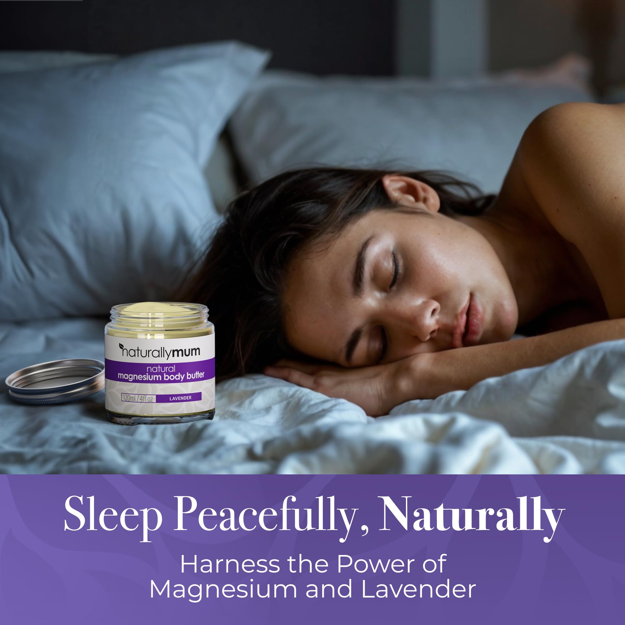 Sleep Butter Snapklik.com : NaturallyMum - Magnesium Body Butter Cream For Sleep ...
