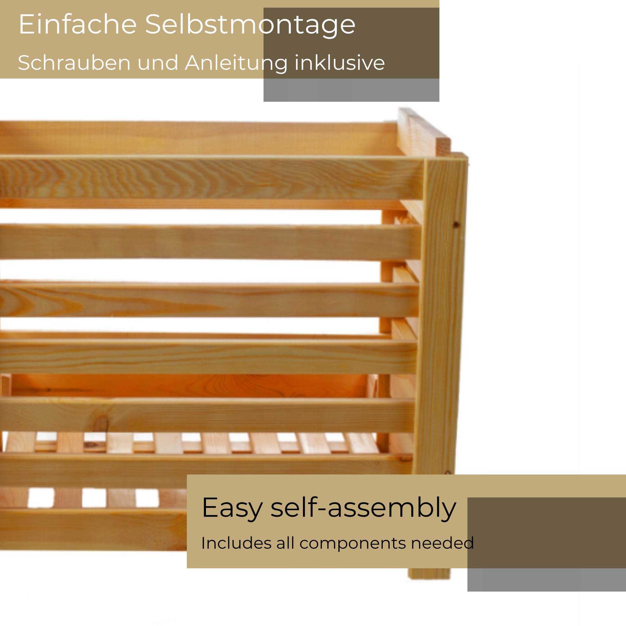Caja Para Patatas De Madera 60x40x40 cm Caja De Almacenamiento Para Patatas Verduras Frutas Cebollas Cajón De Madera Para Cocina