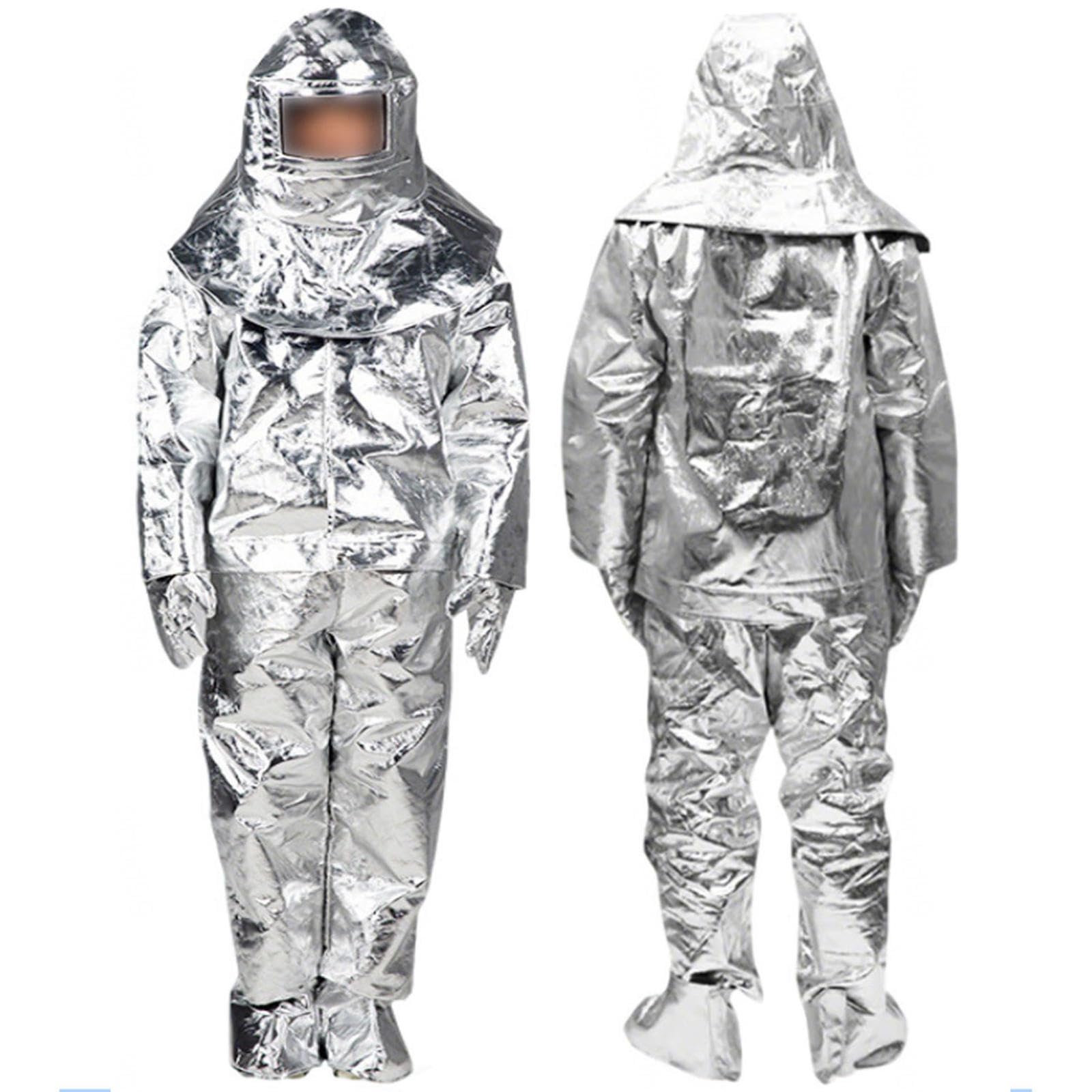 Traje Protección contra Incendios, Ropa Aislamiento Alta Temperatura Resistente A Altas Temperaturas Mina Carbón, Pozo Petróleo, Mina, Planta Química