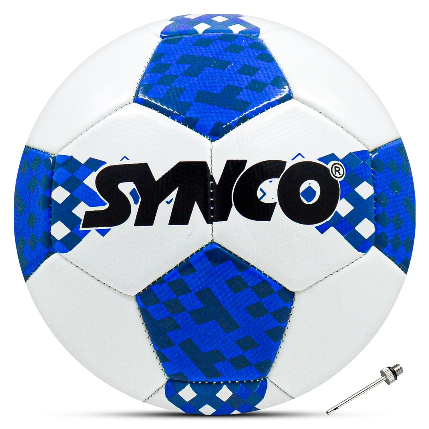 Synco Football Brazen | PVC Machine Stitched | 32 Panel | Suitable for Turf and Grass Ground | Training Football for Beginners and Practice Sessions, Soccer Ball Size 5-picture-20