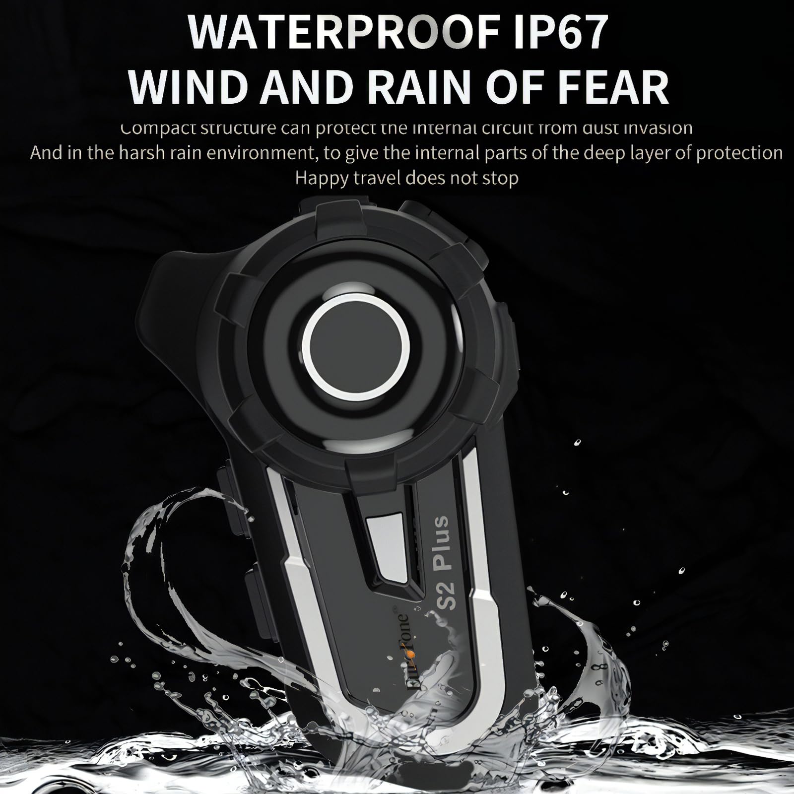 Amazon.com: EuroFone S2 Plus Motorcycle Bluetooth Headset 1500M 2