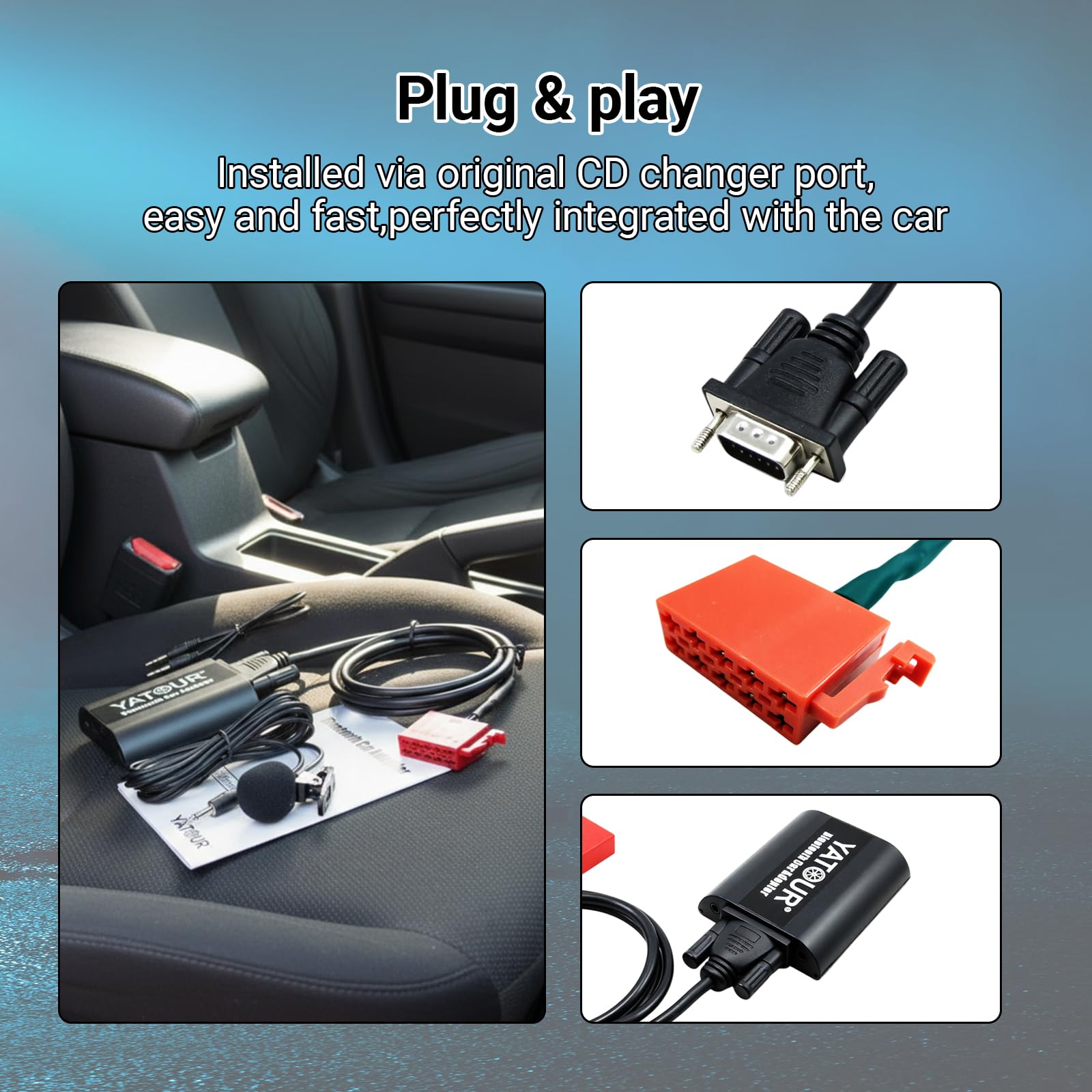 Amazon.com: MB Car Bluetoot-h Adapter, Digital Car Stereo Aux
