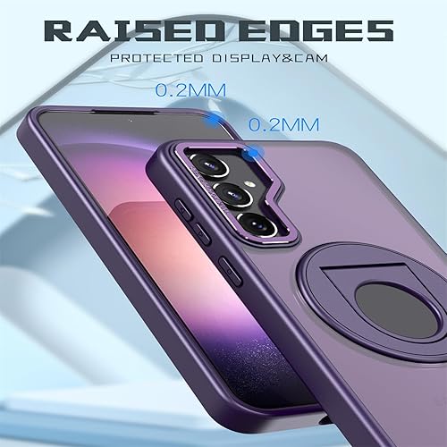 Miniatura 13 de Funda magnética para Samsung Galaxy S22 Plus (no S22 / S22 Ultra) compatible con Magsafe, protección de grado militar a prueba de golpes con soporte