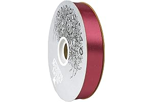 McGinley Mills 7/8" W Acetate Satin Ribbon - Exquisite Embellishment for Crafting Projects