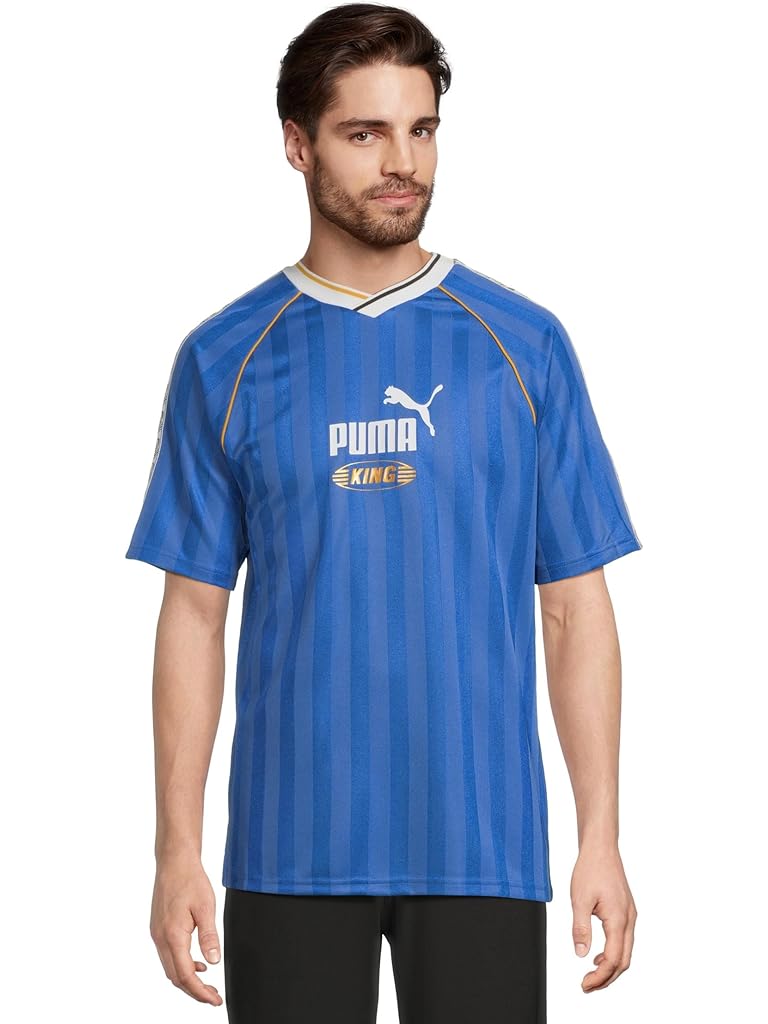 Blue PUMA King Relaxed Soccer Jersey
