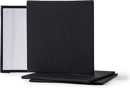 Miniatura 5 de Paquete de 4 mini paneles de lona de 4 pulgadas x 4 pulgadas de Artist's Loft™ Necessities™