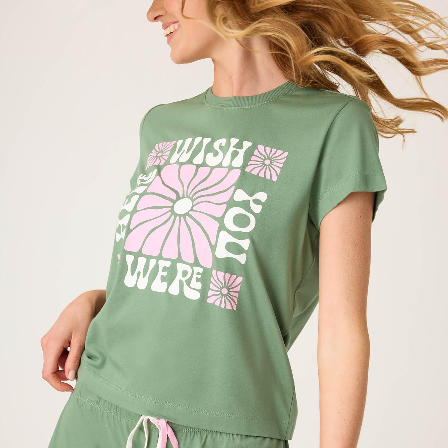 PJ Salvage womens Softee Sets 2-piece T-shirt and Shorts Pajama Set - Image 5