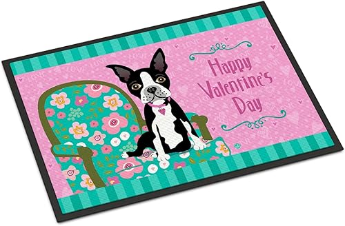 Caroline's Treasures VHA3001MAT - Felpudo para puerta delantera, 18 x 27 pulgadas, para interiores y exteriores, para entrada, antideslizante,