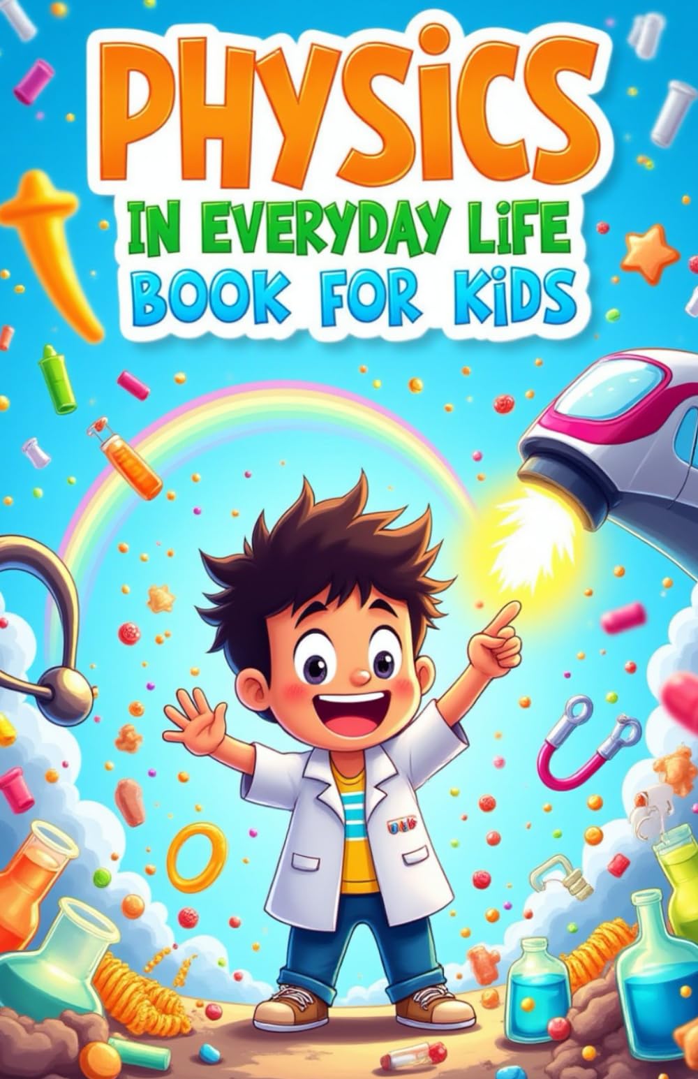 Physics in Everyday Life Book for Kids: Educational Real-World Physics Explained with Colorful Illustrations (Physics Kids Books)