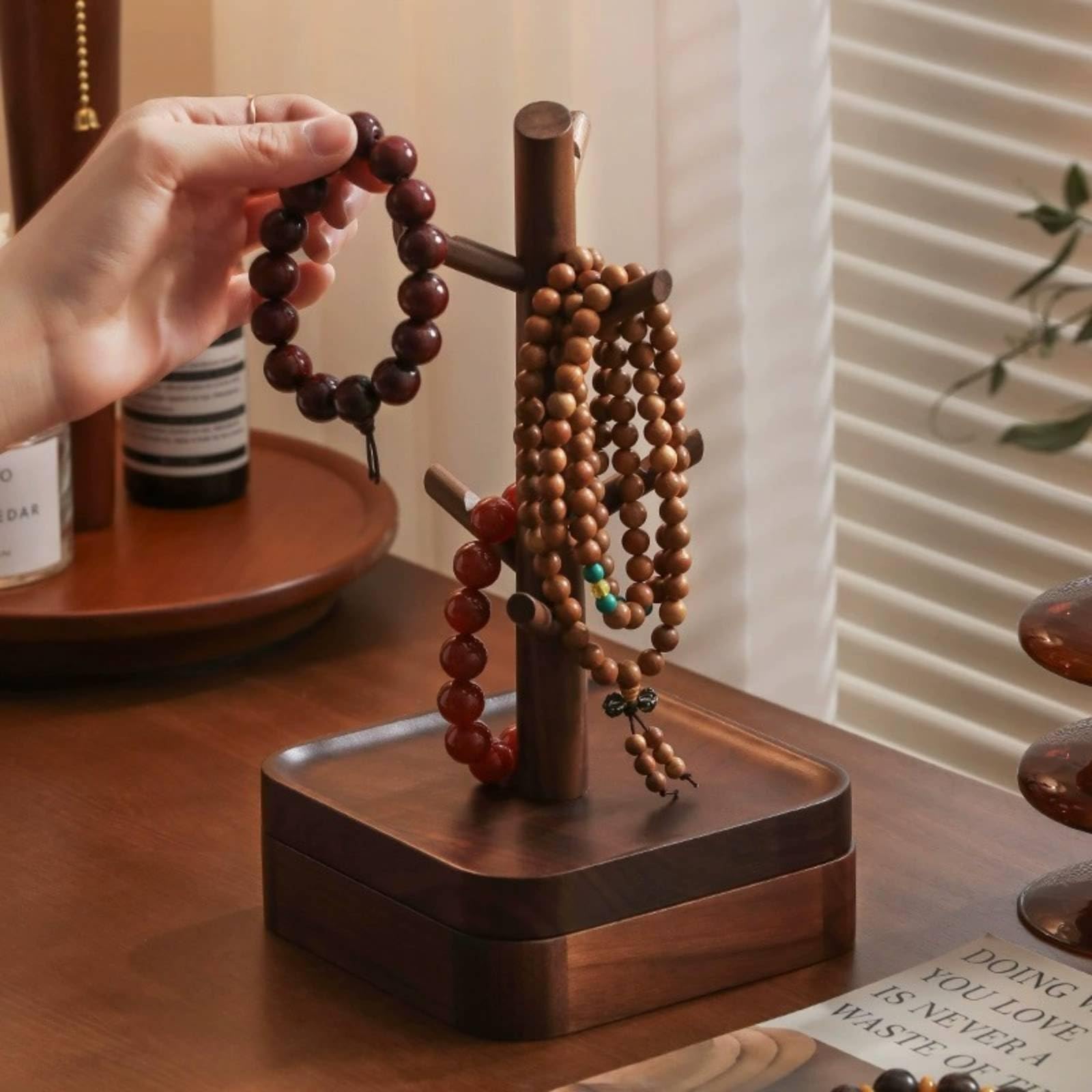 Porta Bracciali da Tavolo Salvaspazio Organizzazione Casa Decorativo per Scrivania, Toccatore