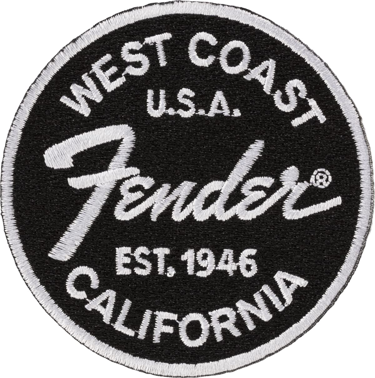 Fender West Coast Logo Patch, Clothing Accessory
