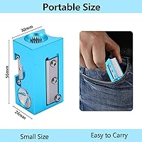 Vista 2 de BestYiJo 8-in-1 Aluminium Pool Cue Tip Shaper, Billiard Pool Stick Tip Repair Tool, pool cue tips replacement kit for Shaping Cue Tips, pool cue