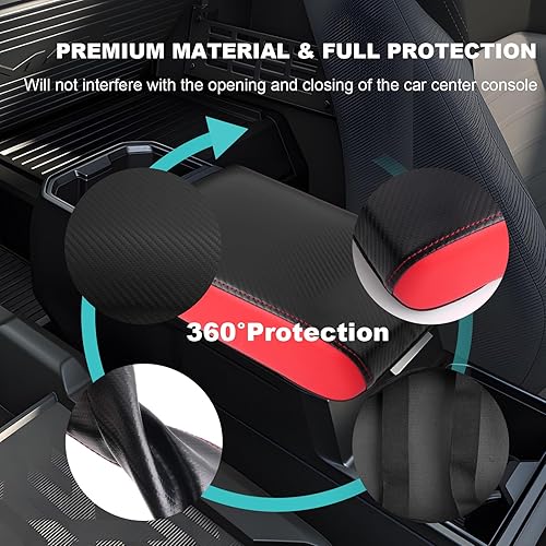 Vista 34 de YEE PIN Civic - Funda para reposabrazos Civic de 10ª generación, tapas para reposabrazos Civic Thenice para 10ª generación Civic 2018-2021, cubierta