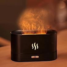 Aromatherapy Diffuser - Ultrasonic Essential Oil Diffuser & Flame Humidifier for Home Use - Excellent for Bedroom Aroma Aroma and Essential Oil Humidifier