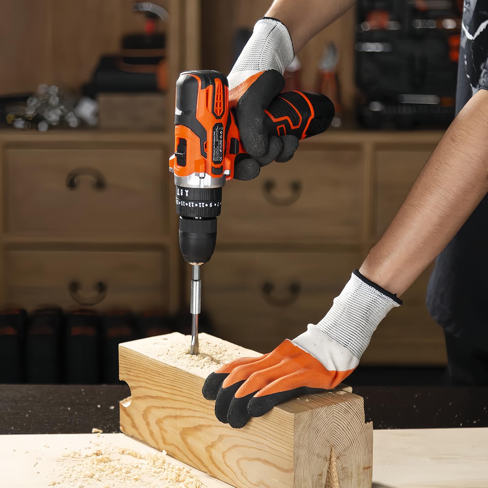 Joyan Set di 3 prolunghe per trapano con albero esagonale magnetico - Per viti e dadi - Supporto estensibile per avvitatore e trapano a batteria