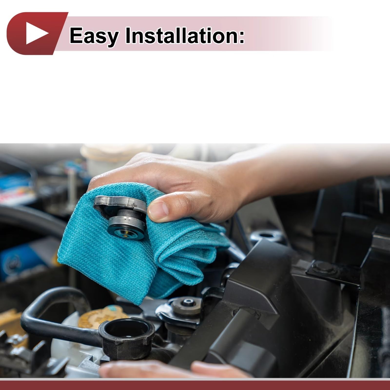 Refrigerante Vaschetta Compatibile Con Opel Per Zafira 2005-2015, Serbatoio Di Espansione Liquido Di Raffreddamento Motore, Serbatoio Espansione Con Tappo N. 1304242