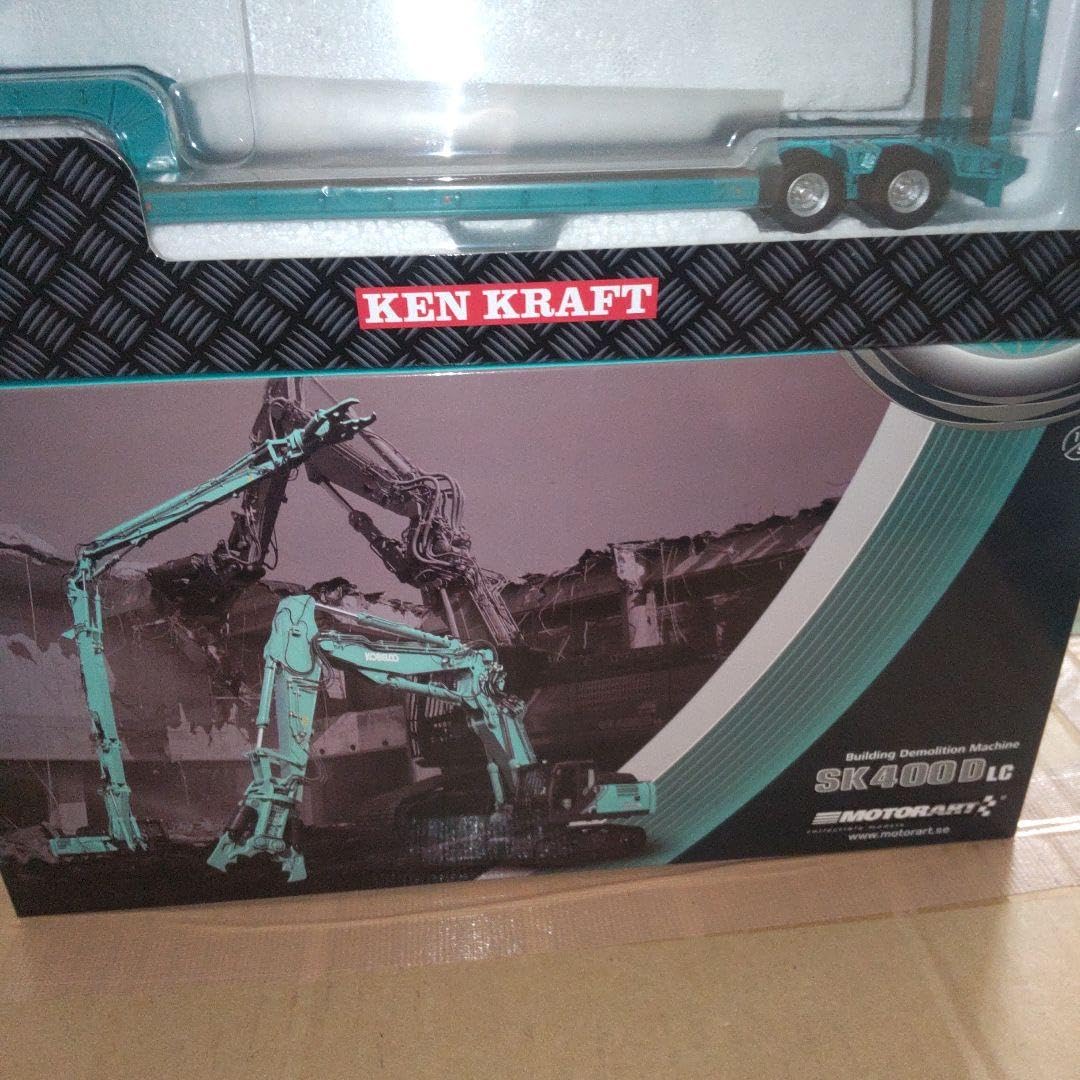 ケンクラフト　日野プロフィア　トレーラー重機セット　　1/50 Amazon.co.jp: ケンクラフト 日野プロフィア 重機トレーラーセット 1