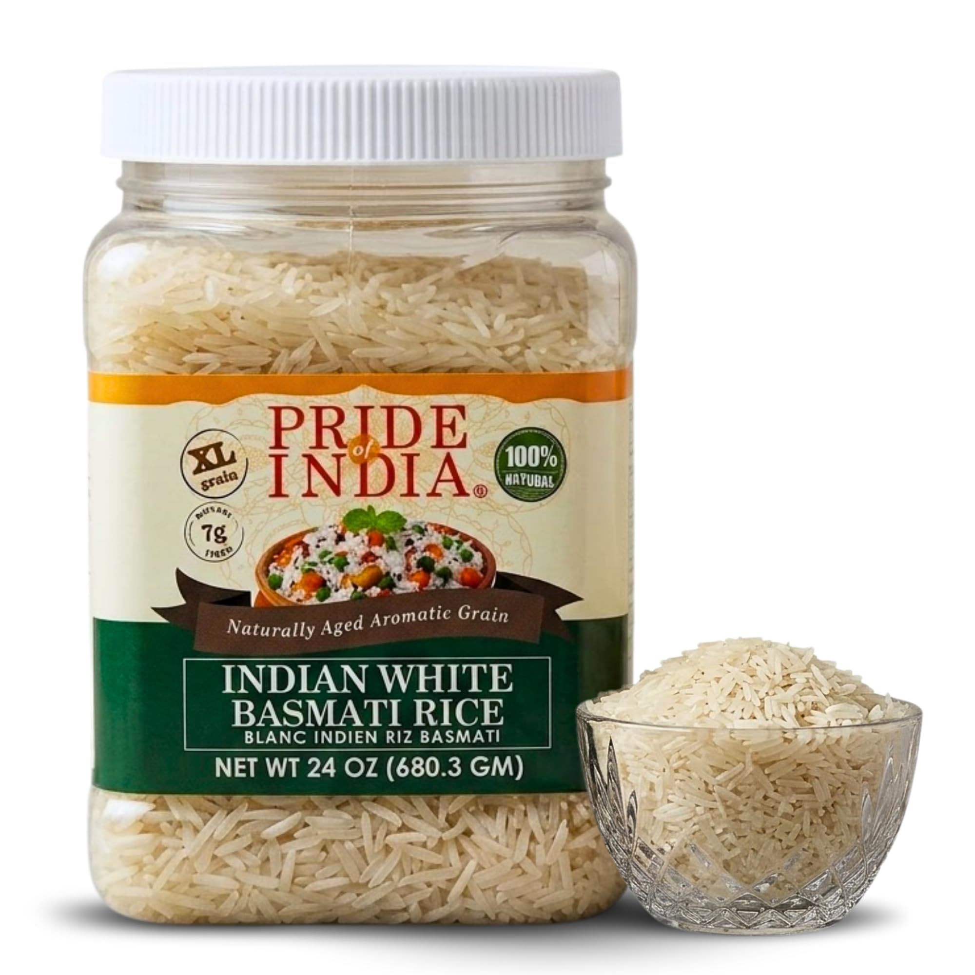 Amazon.com : Pride of India Extra Long Indian Basmati Rice, 1.5 lb