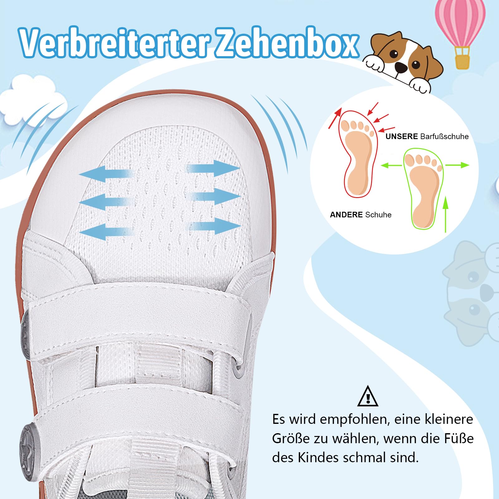 Zapatos descalzos para niños, anchos, zapatos descalzos para niños y niñas, zapatillas minimalistas, suaves, antideslizantes, con soporte de arco
