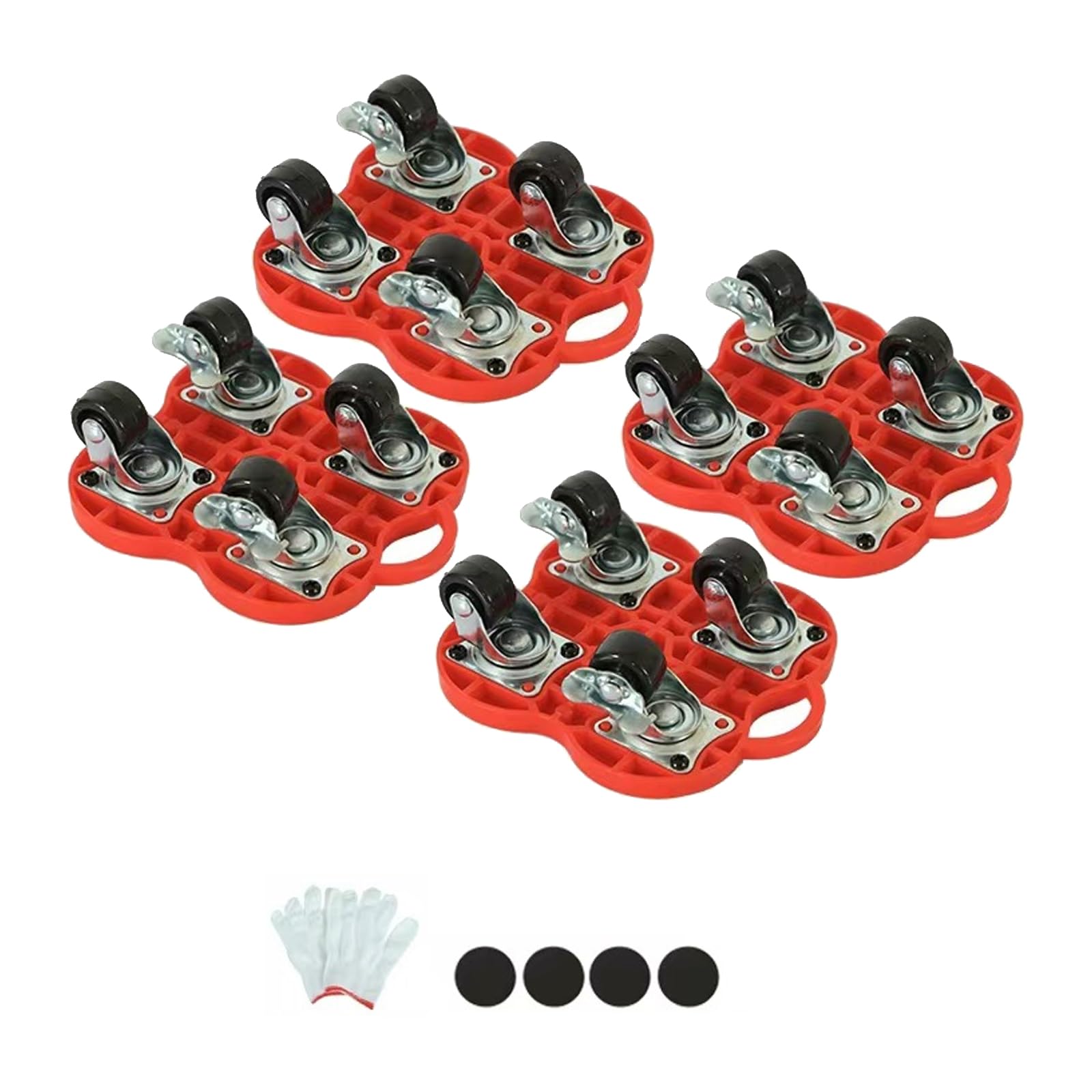 Kit per lo spostamento di mobili, strumento portatile per il sollevamento di carichi pesanti, per risparmiare manodopera, traslochi con ruote girevoli, facile da trasportare per oggetti pesanti