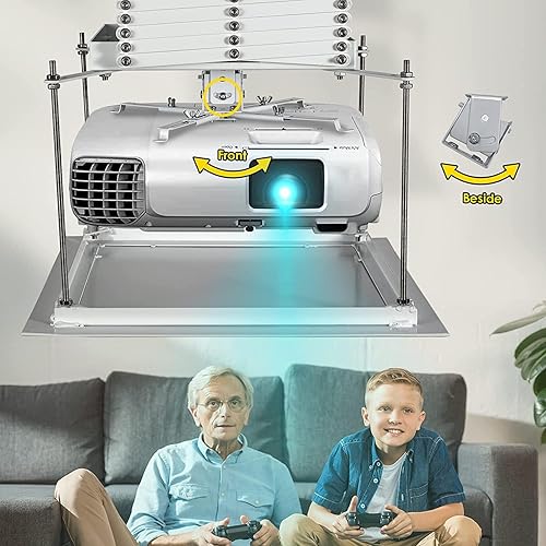 Miniatura 7 de CGOLDENWALL Proyector eléctrico Elevador de techo para proyector Soporte de proyector de techo Elevador inteligente Montaje de proyector